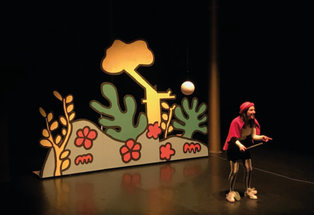 Scénographie Les 4 pouvoirs magiques, Espace Columban